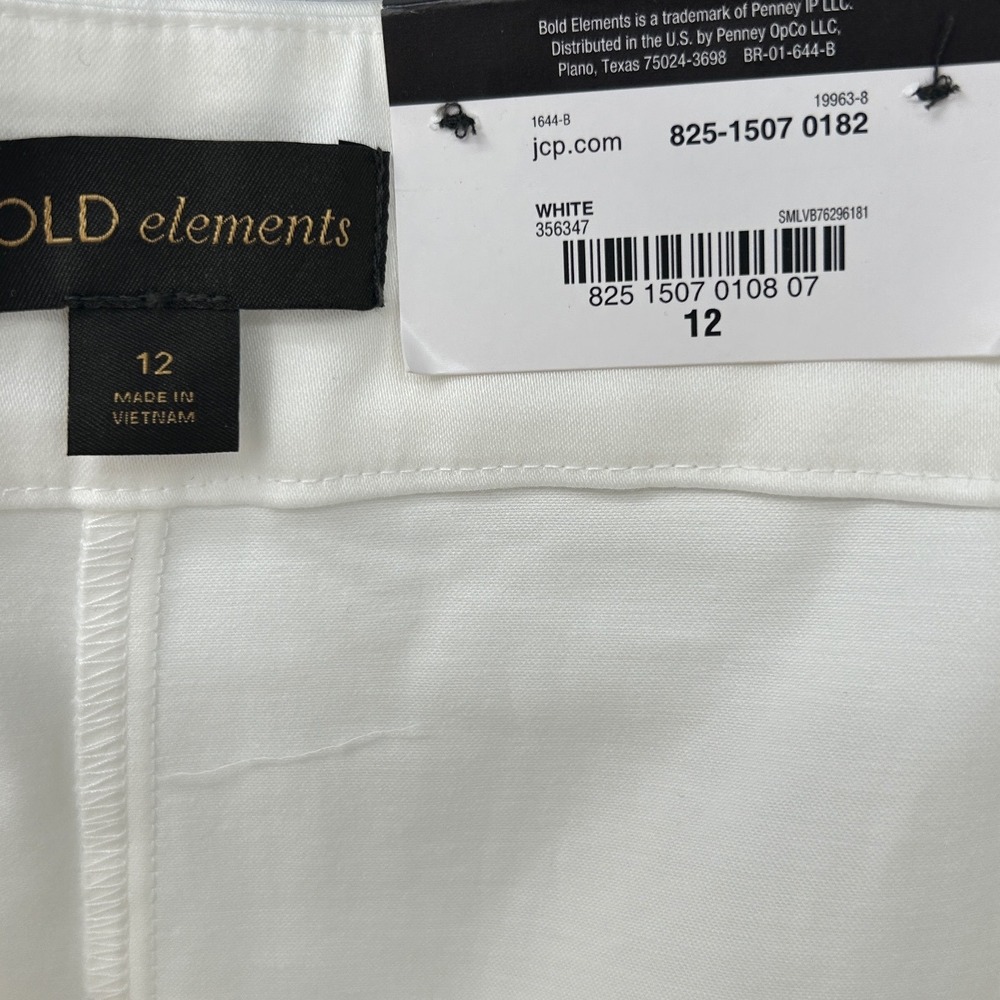 NWT White Tie Waist Paperbag Shorts Size 12 | Summer Resort Coastal - Picture 3 of 7
